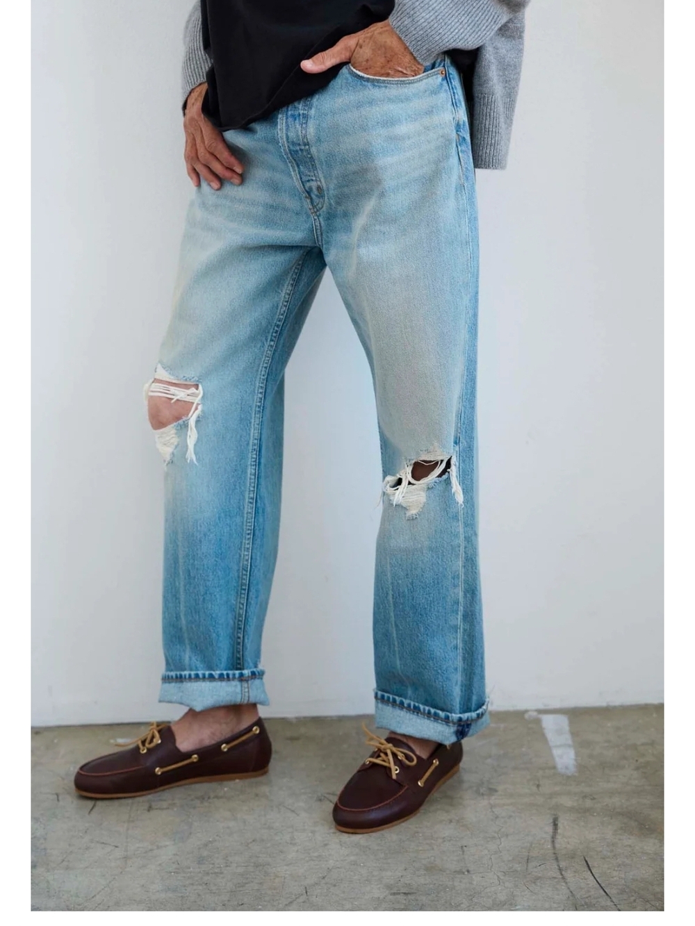 Jamie Haller Slouch Jean In Merced Indigo - Picture 6 of 13